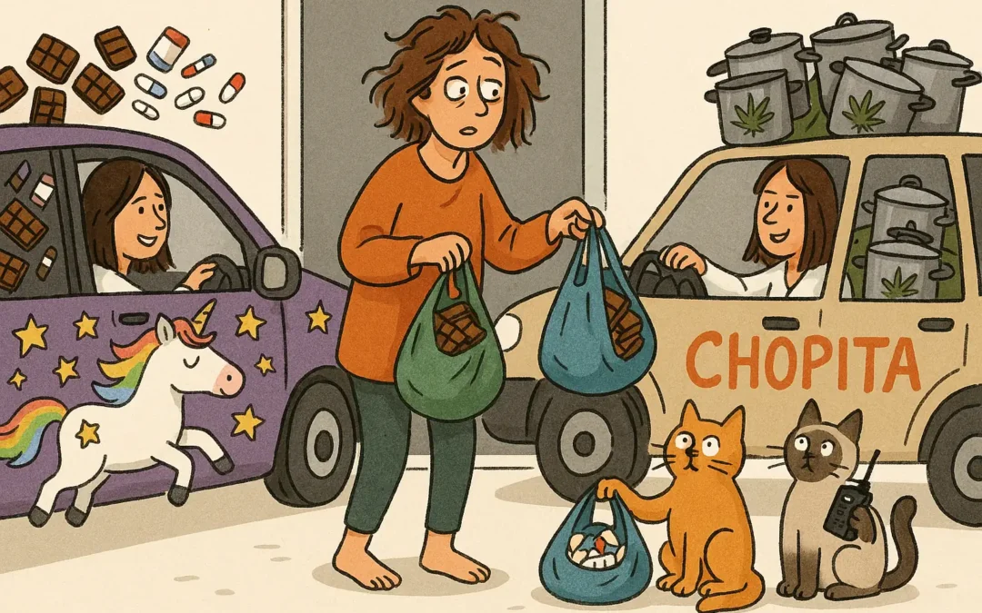 La mujer que sobrevivió gracias a un coche unicornio y a un todoterreno “Chopita»