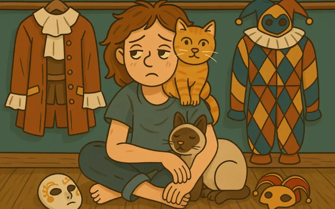 La mujer que sospechaba que sus gatos sabían algo