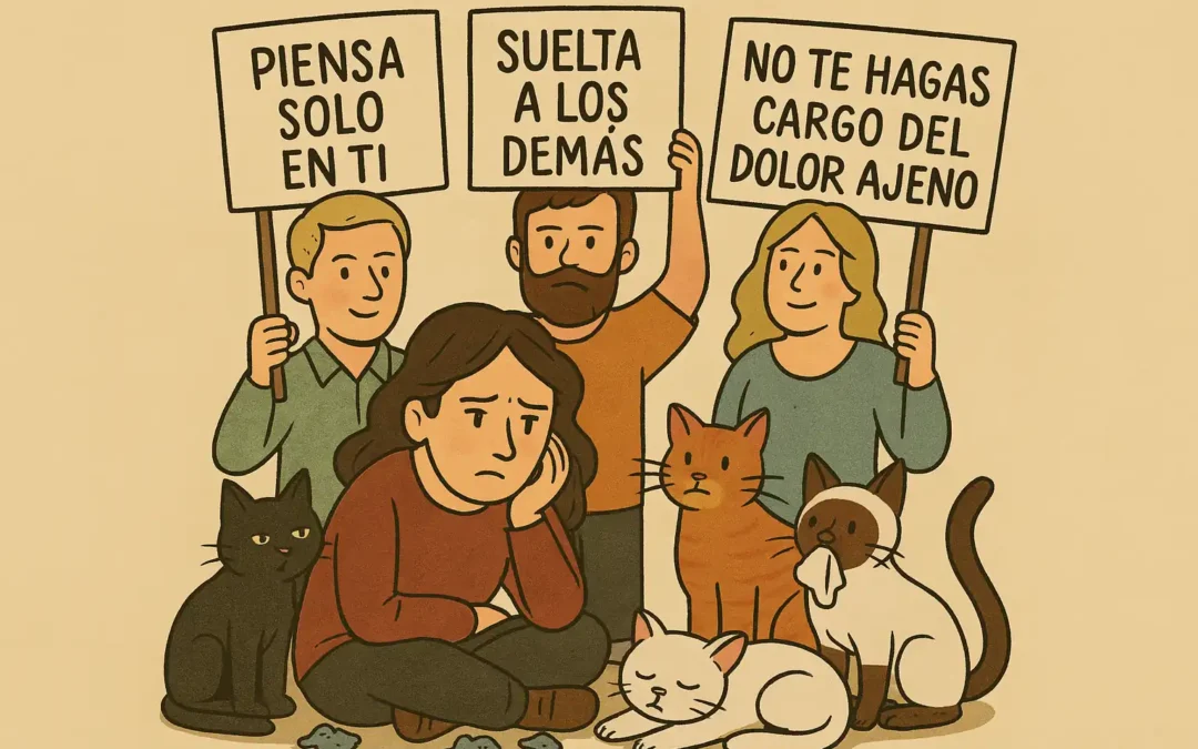 La mujer que intentó no sentir lo de los demás.